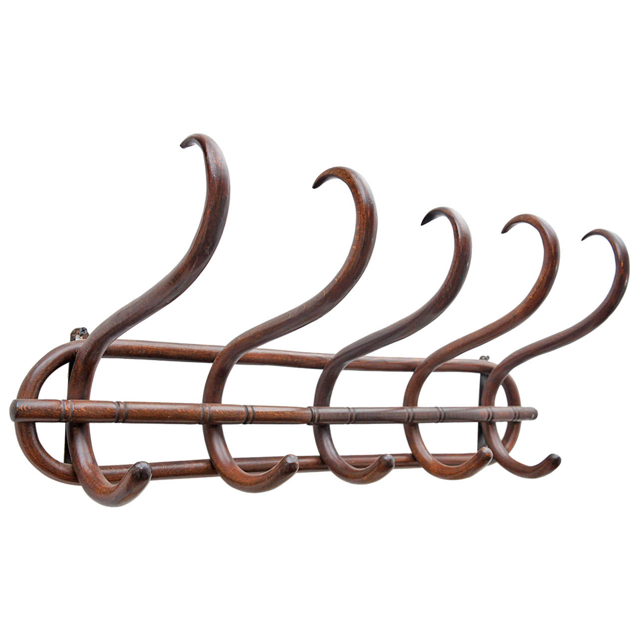 Bentwood  Five Hook Coat Rack