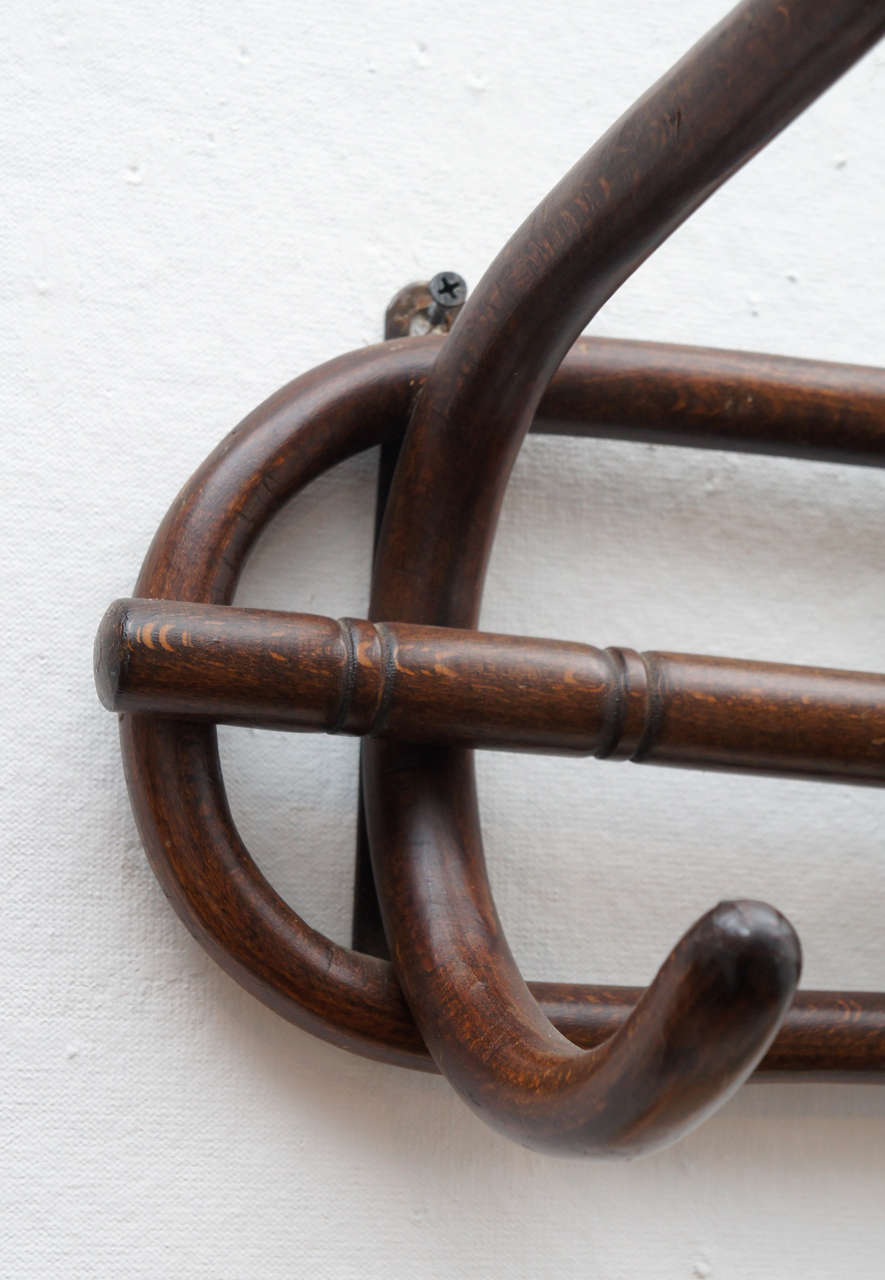 German Bentwood  Five Hook Coat Rack