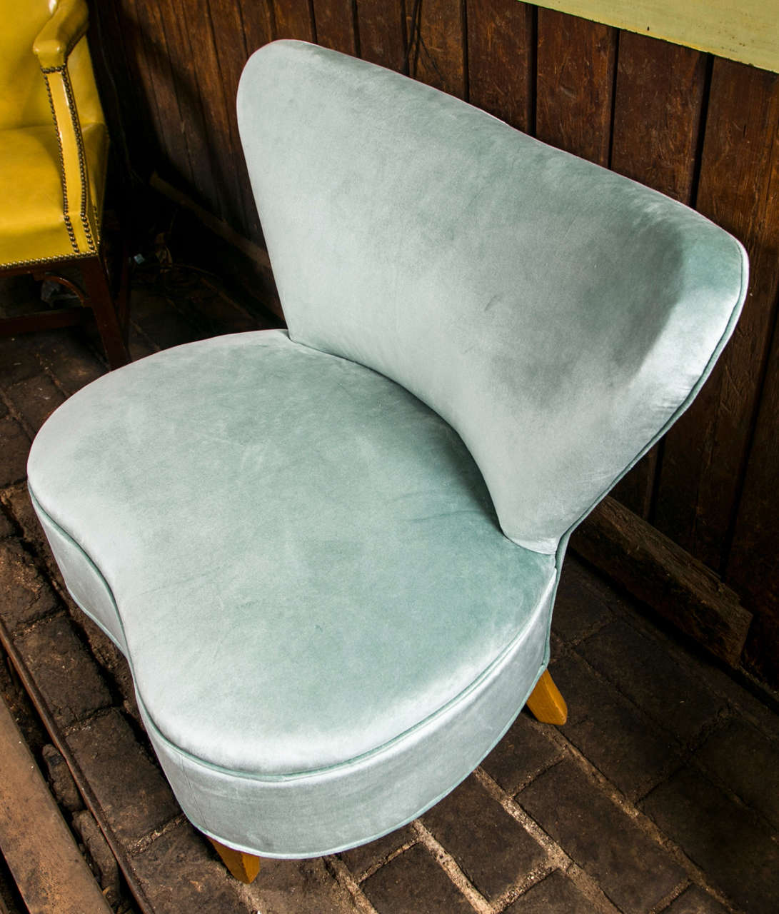 MidCentury Modern Slipper Chair at 1stDibs mid century slipper chairs