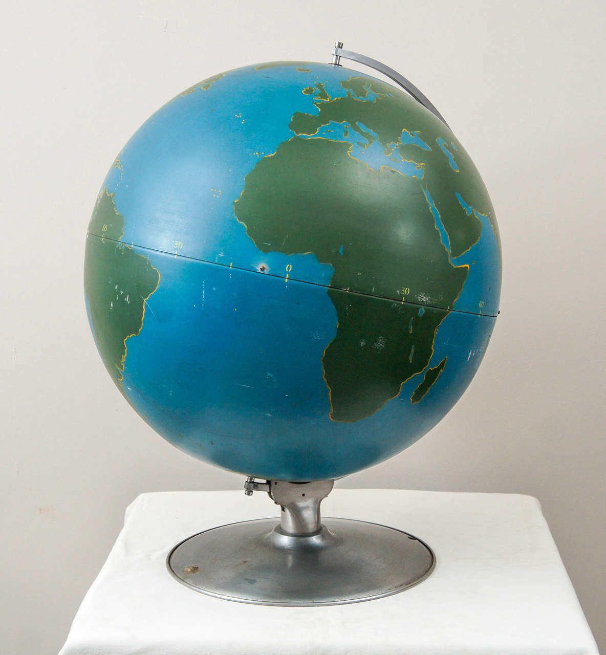 Good looking Aviation Globe by Nystrom & Co. Chicago.