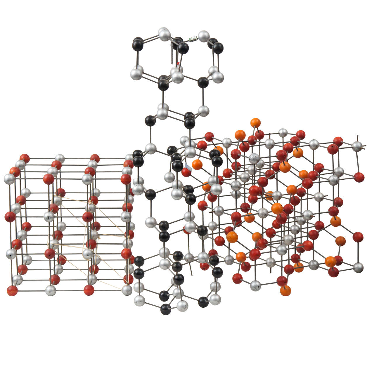 Three Mid-Century German Manufactured Molecular Models