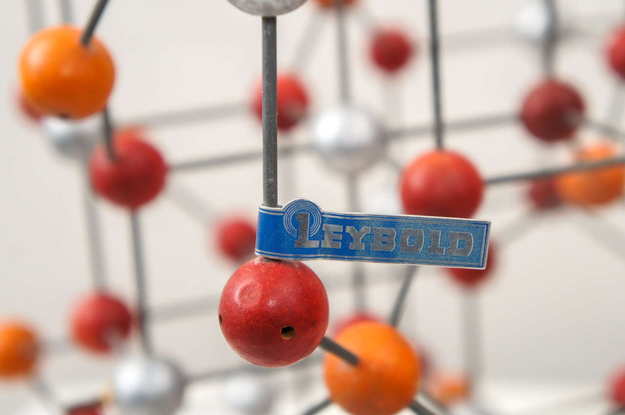 Mid-20th Century Three Mid-Century German Manufactured Molecular Models