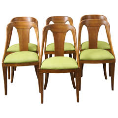 Six Mid-Century Dining Chairs by Jack Van der Molen