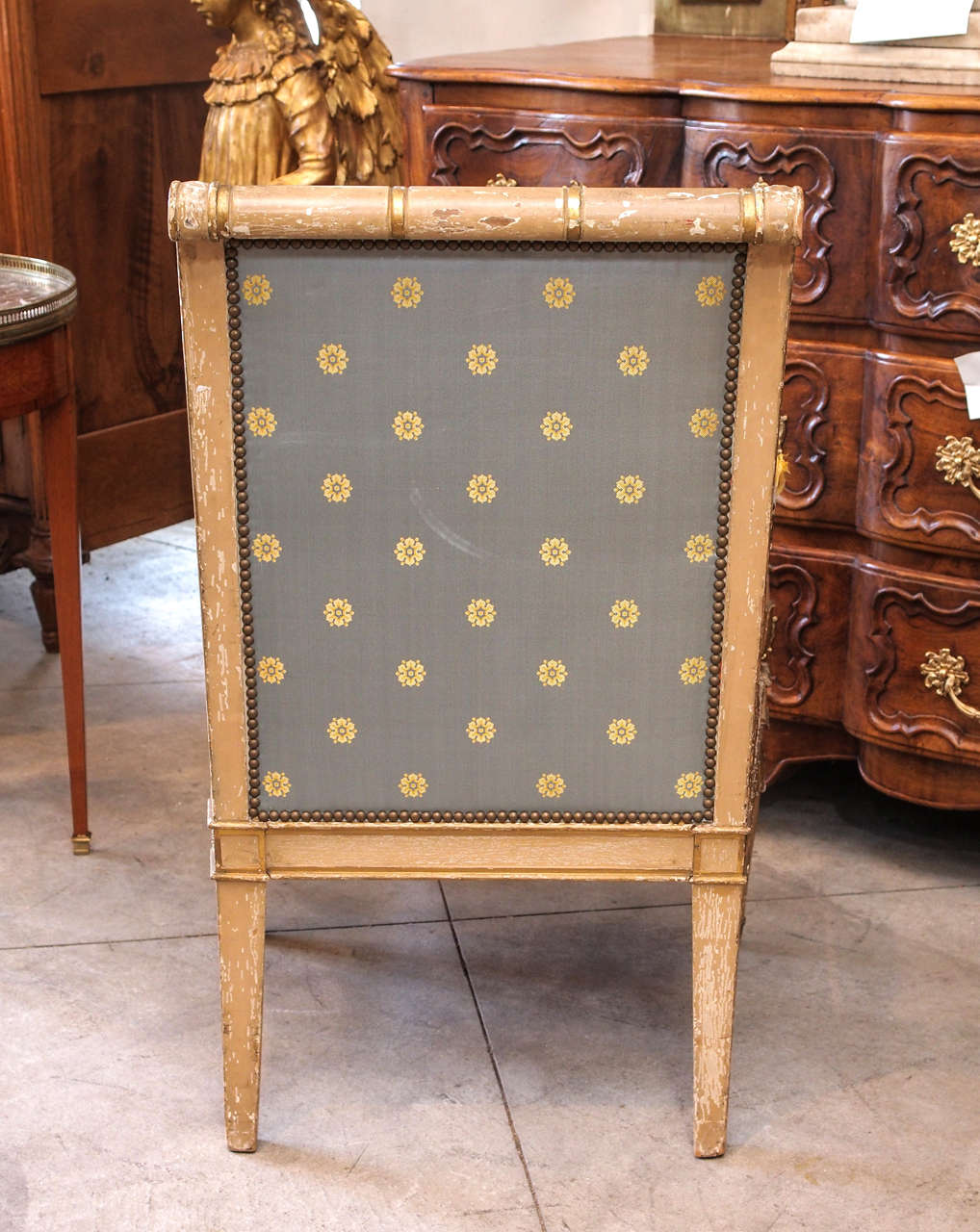 Paire de fauteuils de Consulat exceptionnels en vente 1
