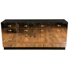 Vintage 1970s Italian Mirrored Sideboard