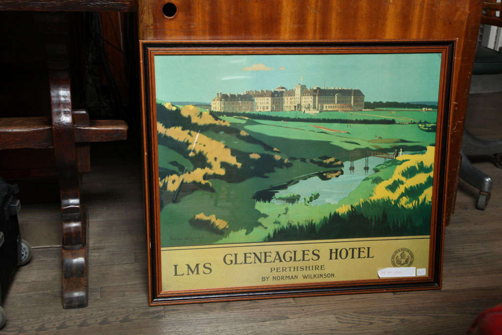 Original Gleneagles poster.