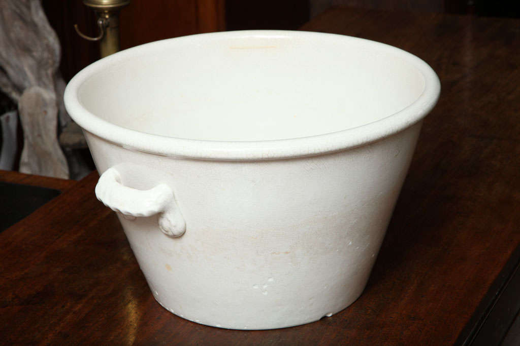 20th Century Pure Milk Pail With Cows Grazing