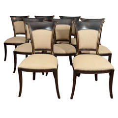 Set of 8 English Dining Chairs