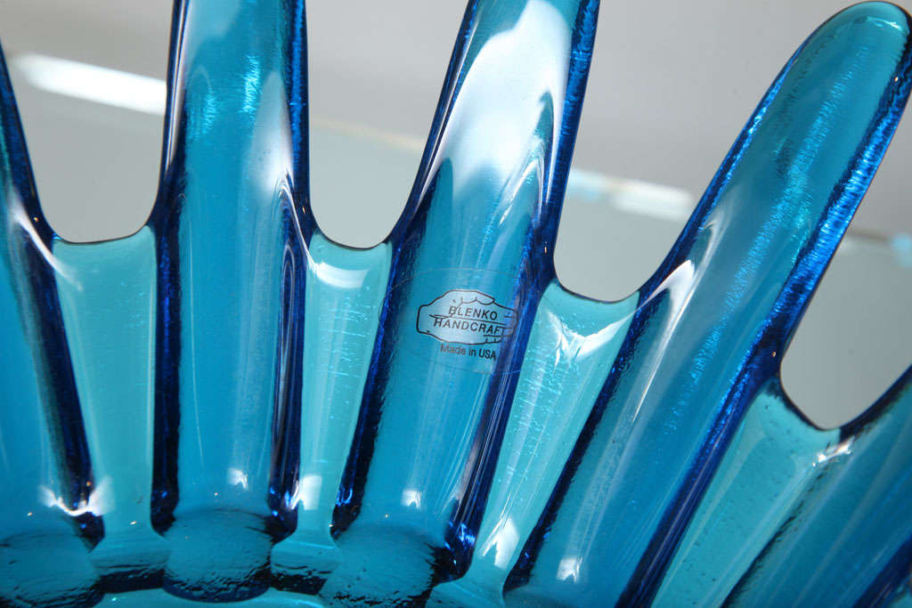 20th Century Blenko Glass Bowl