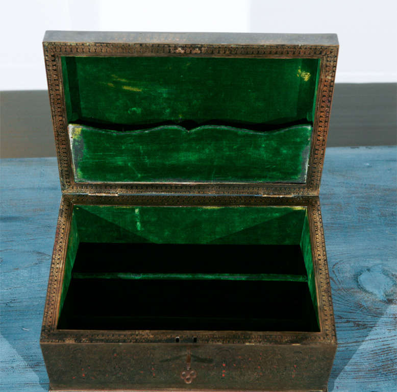 Victorian Brass Letter Box 1
