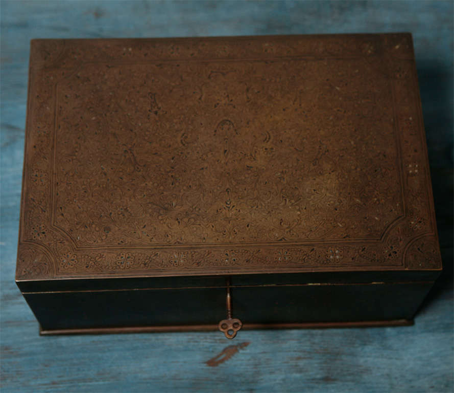 Victorian Brass Letter Box 3