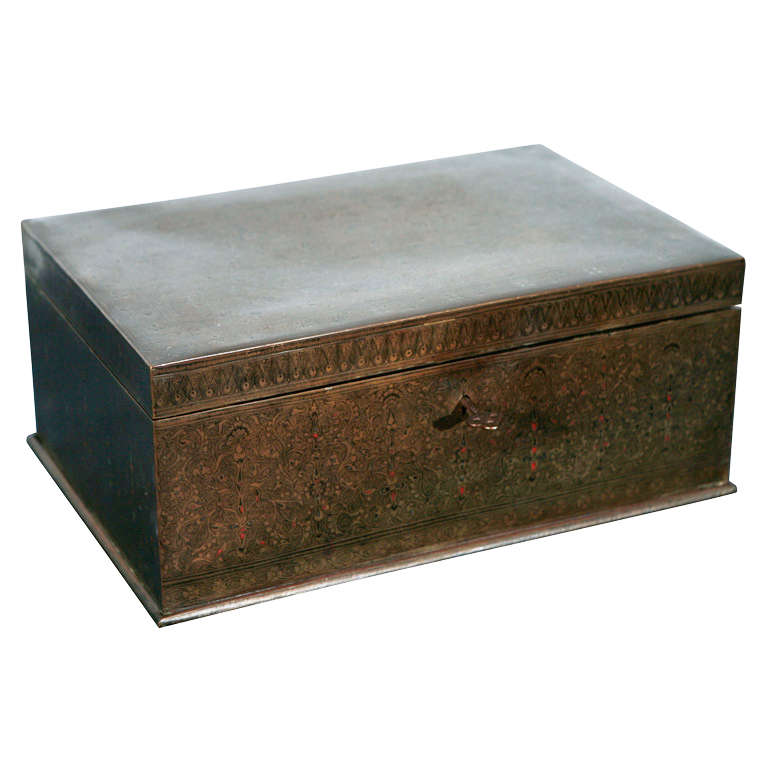 Victorian Brass Letter Box