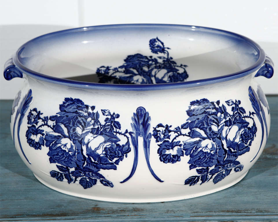 English Vintage Staffordshire Ironstone Footbath