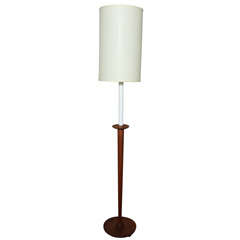 Danish Walnut Floor Lamp