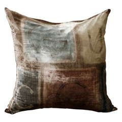 Vintage Oversized Silk Velvet Pillow by Gucci