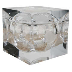 Globe Lucite Ice Bucket