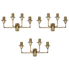 Antique Deco Wall Sconce with Four Lights