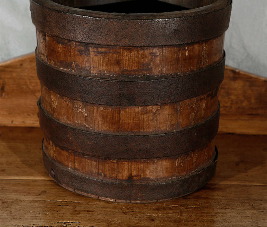 Antique Well Bucket with Swing Handle at 1stDibs