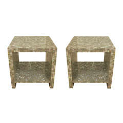 Pair of Mother of Pearl Tables
