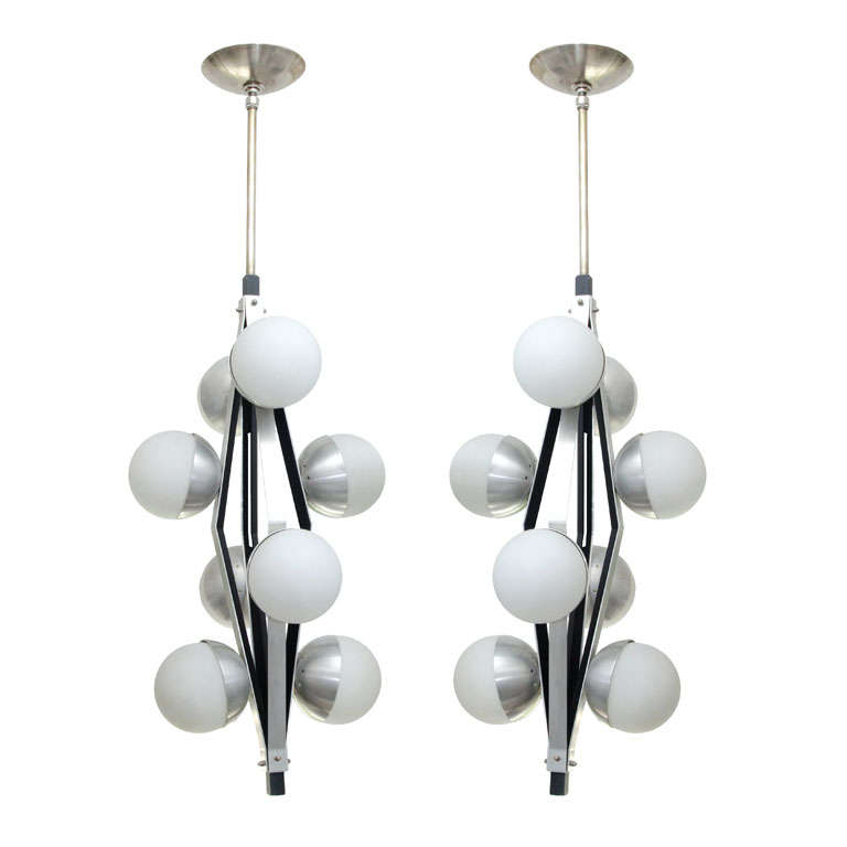 Stilnovo Hanging Globe Chandelier