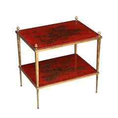 Two Tier Chinoiserie Table by Maison Bagues