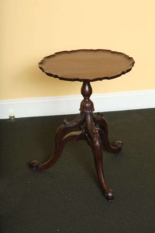 Georgian Pie Crust Side Table