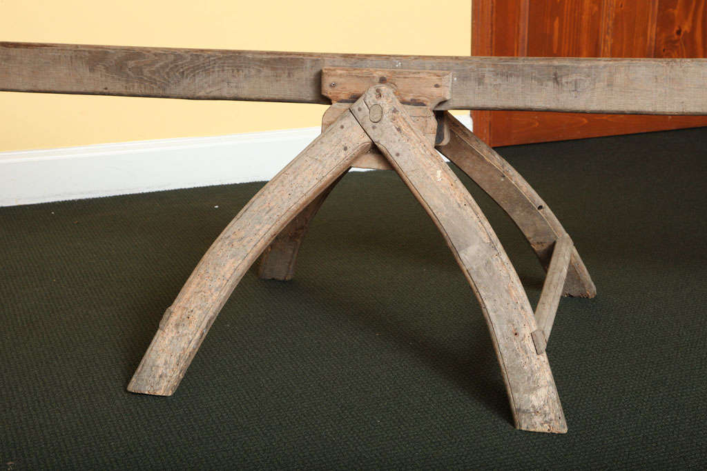 19th Century Wooden Teeter Totter 