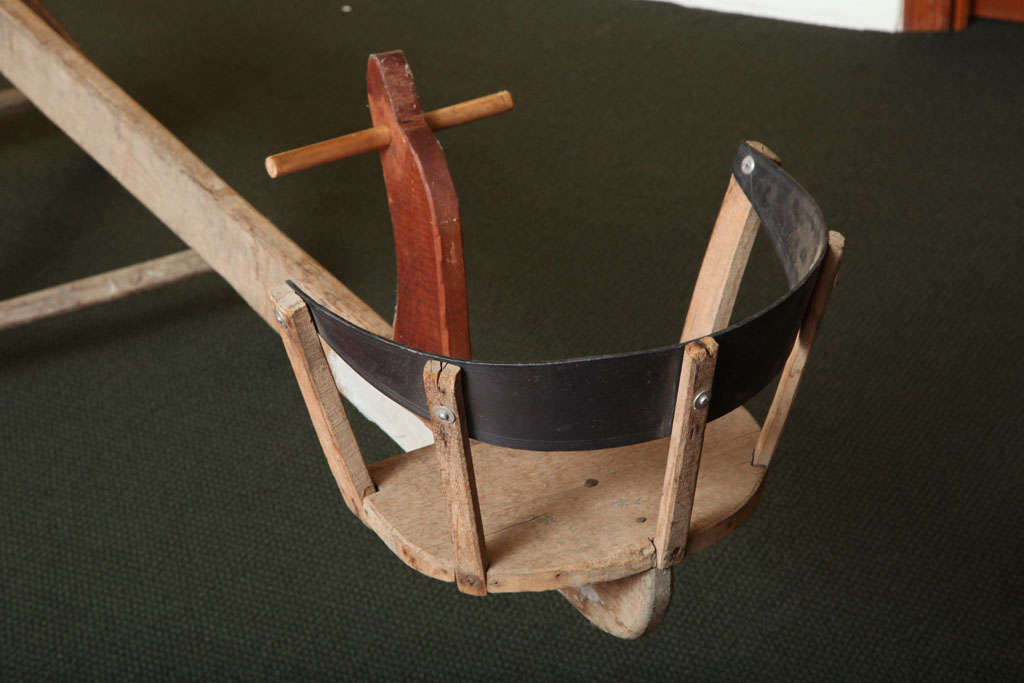 Wooden Teeter Totter "see Saw" For Sale at 1stDibs wooden teeter