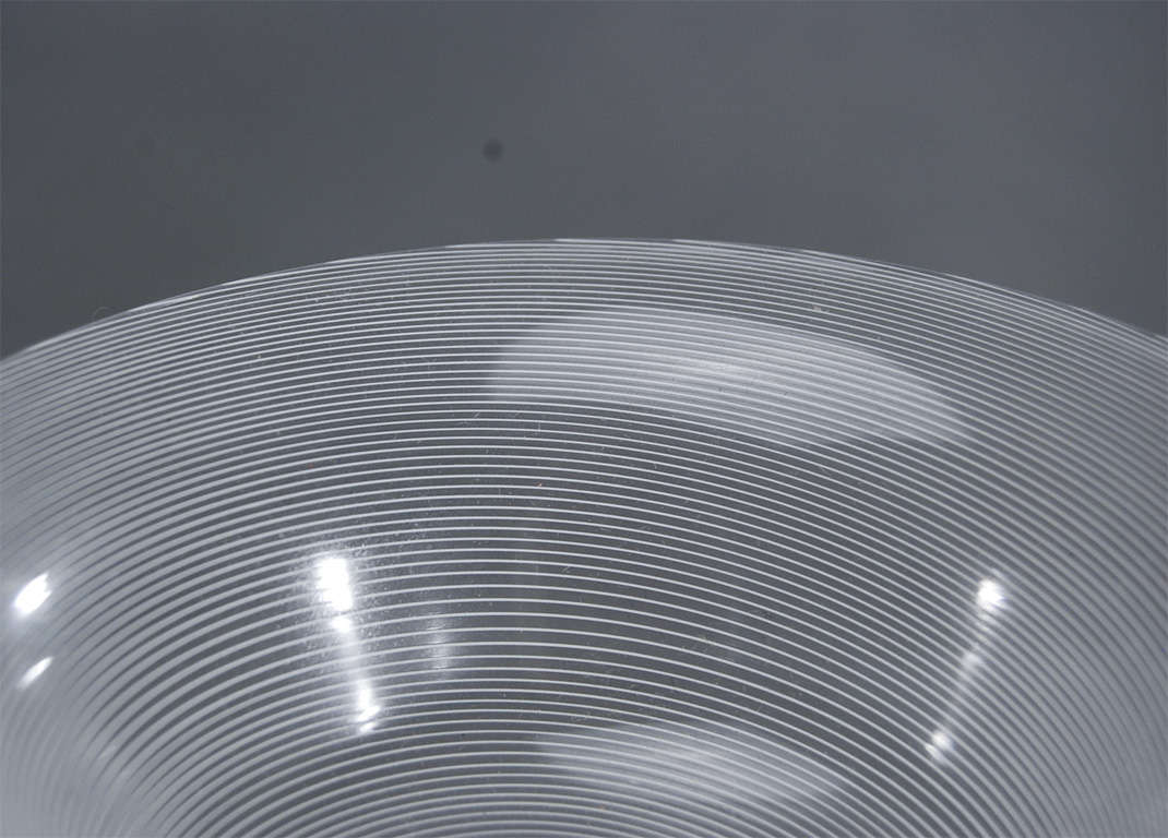 Set of 4 Cenedese Hand Blown White Swirl Venetian Toasting Goblets 1