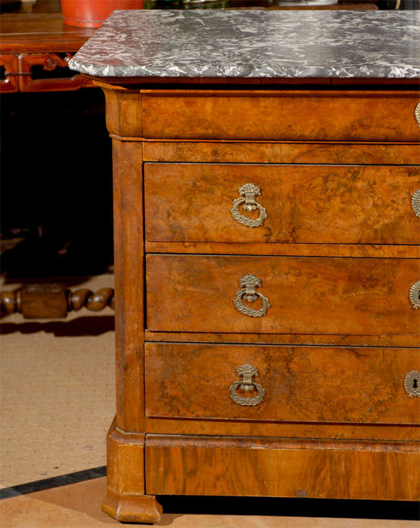 Late Empire Louis Philippe Chest In Excellent Condition In Chamblee, GA