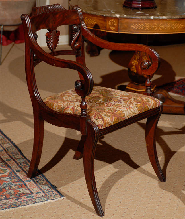 19th Century Set of Six Regency Dining Chairs
