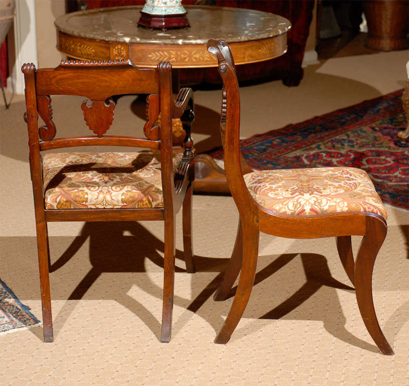 Set of Six Regency Dining Chairs 1