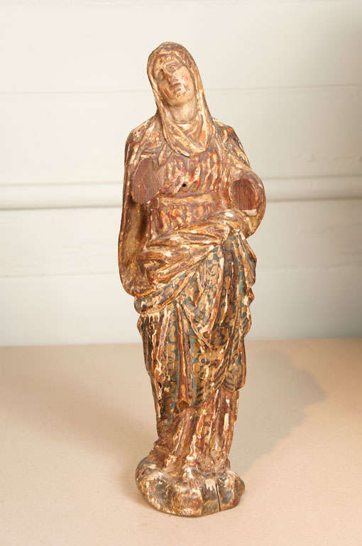 "Let It Be" Wooden Statue of Mary