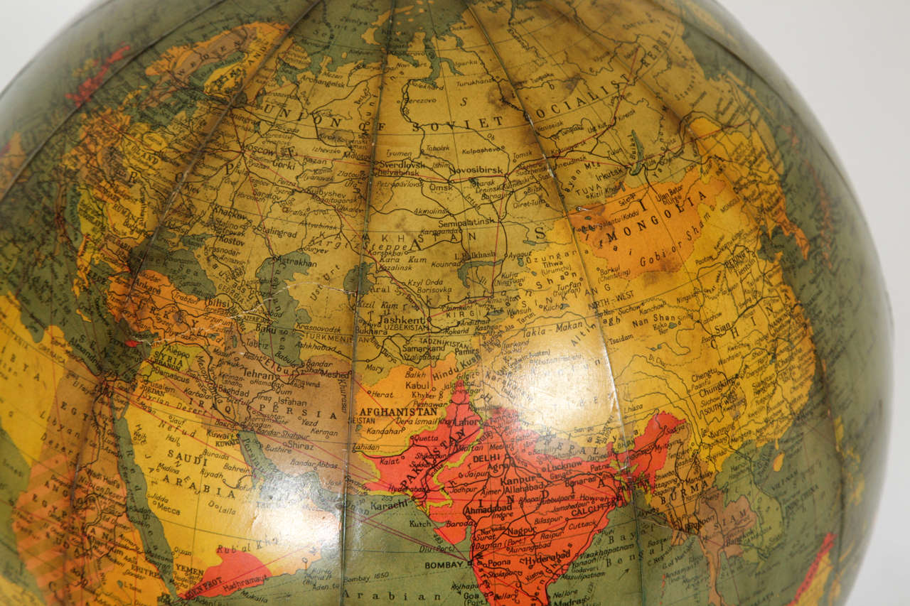 Mid-20th Century 1930s English Globe For Sale