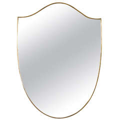 Shield Mirror Italian Design of the 1950s