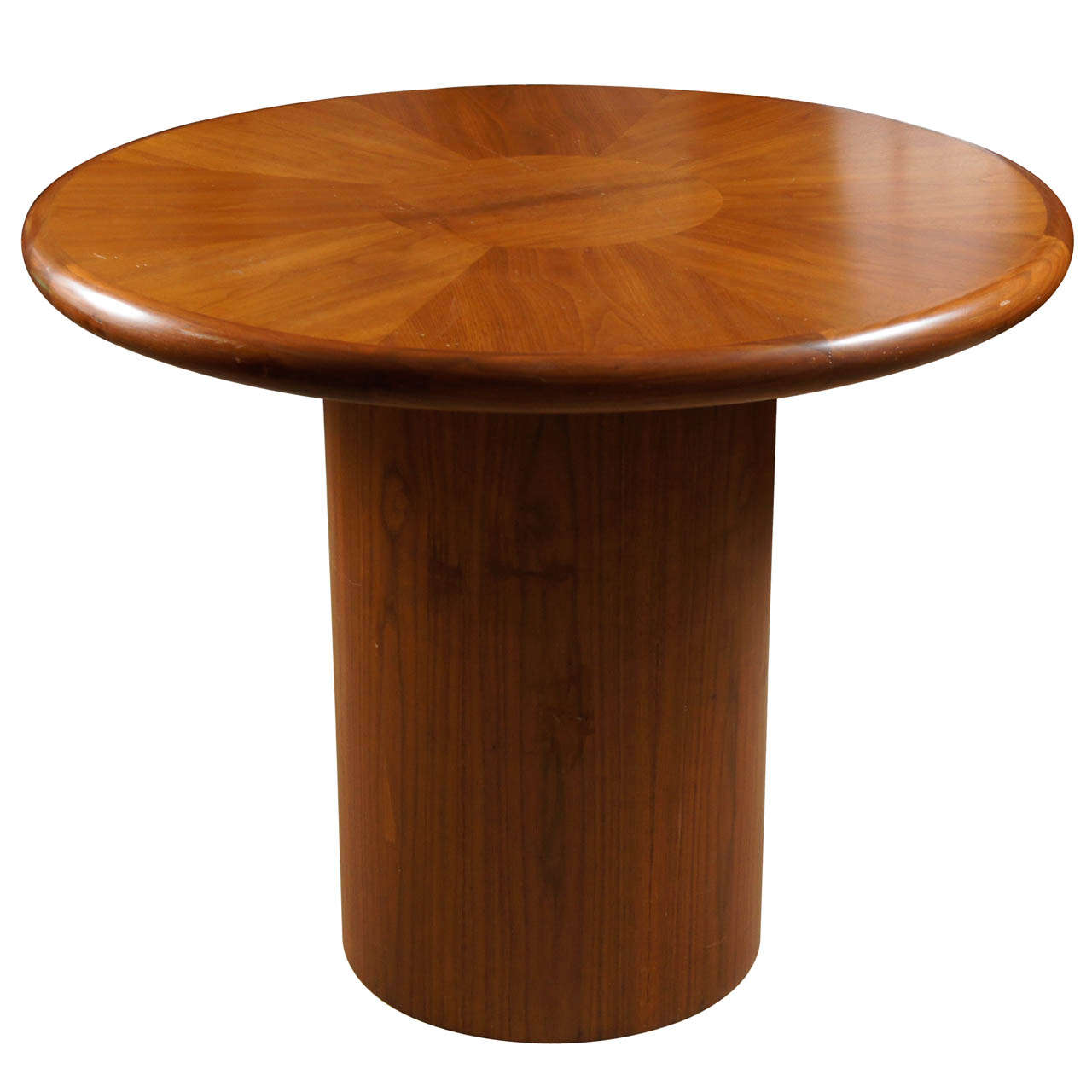 Walnut Circular Center Table