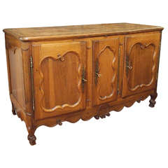 Antique French Provincial Three Door Buffet