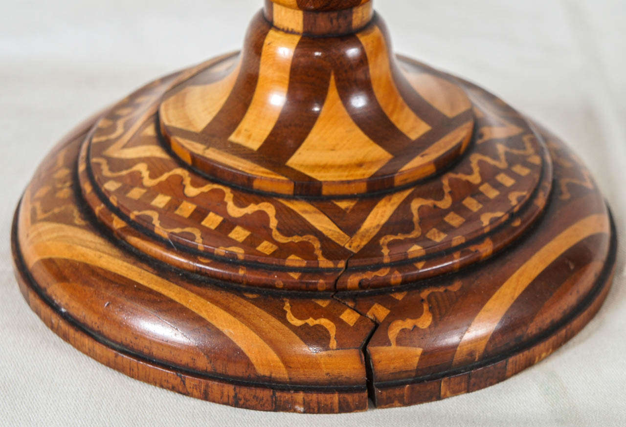 Remarkable Marquetry Garniture For Sale at 1stDibs