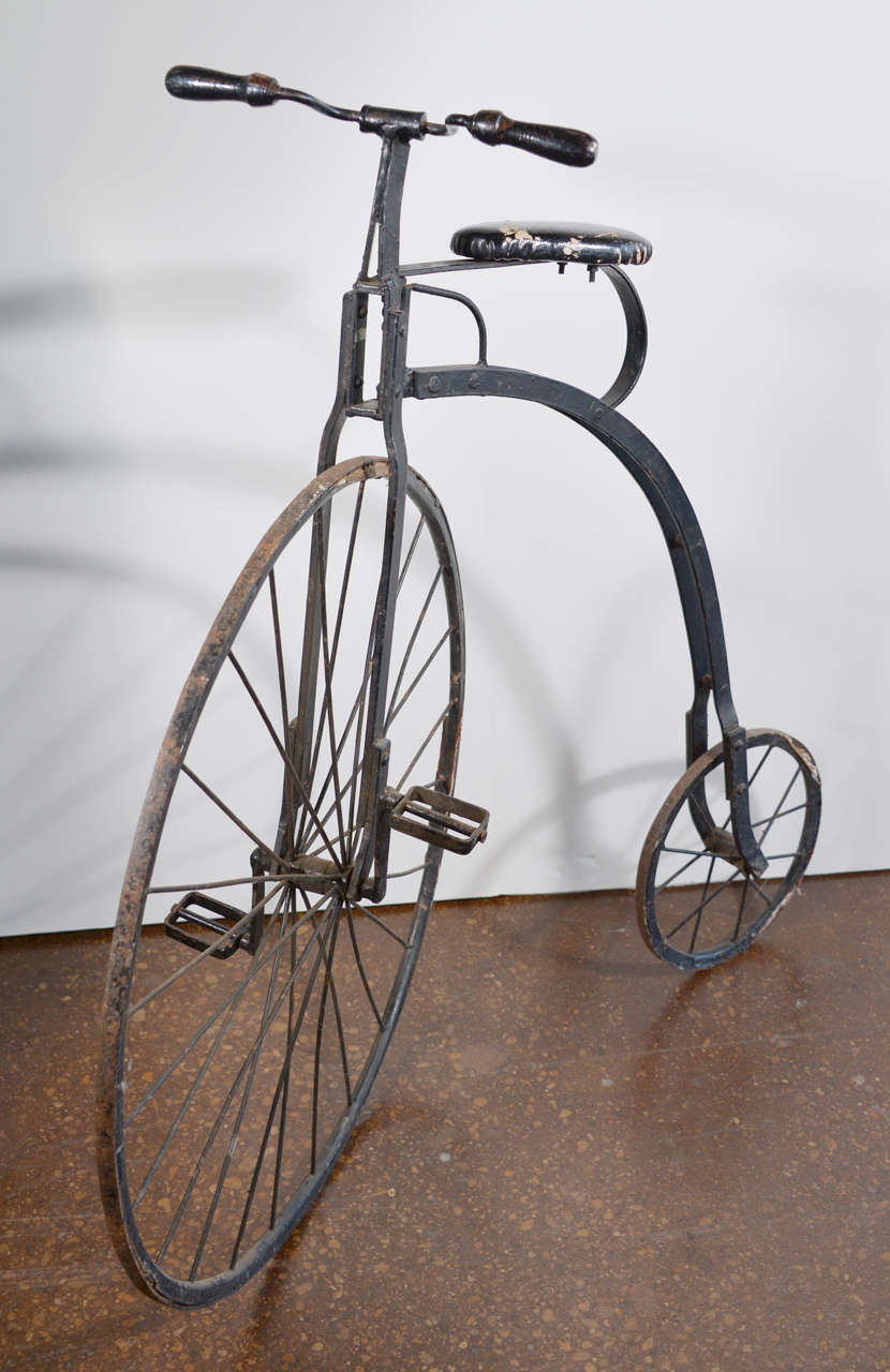 Antique English High Wheel Bicycle