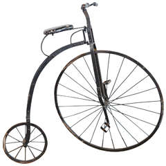 Antique English High Wheel Bicycle