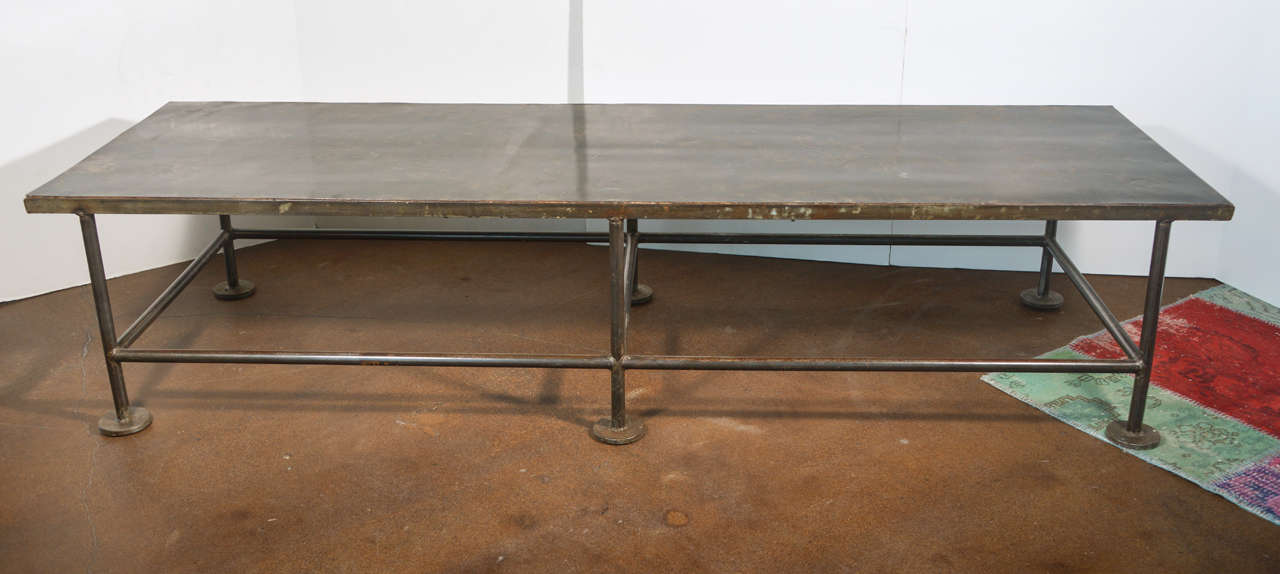 Antique French Green House Table