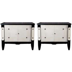 Sideboard with Parchment Doors