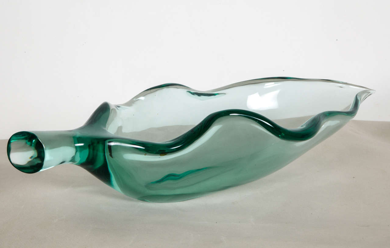 Mid-20th Century Large Glass Cup by a. Seguso for Murano, 1960s