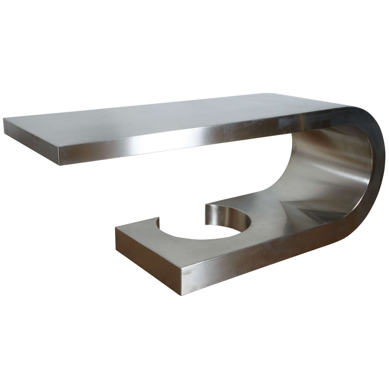 Steel Desk called "Diapason" 1968-70 by Marzio Cecchi