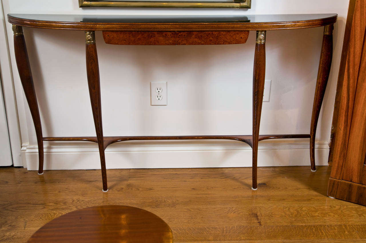 rare Italian Console with two drawers, 1935ca