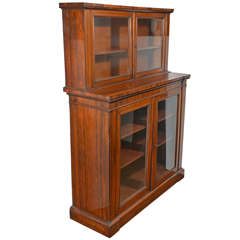 Mid 19th c. Rosewood Bookcase