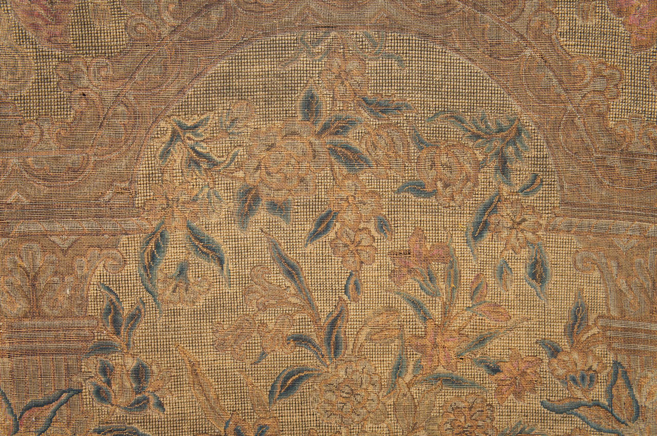 18th Century and Earlier Fine Pair of George I Needlework Panels, circa 1730