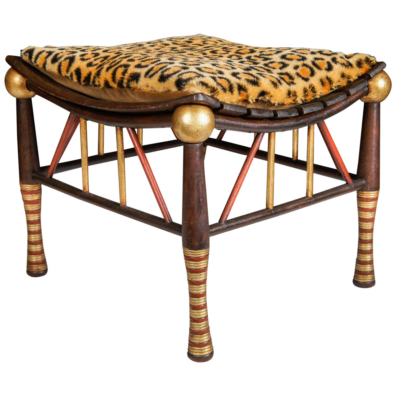 19th Century Thebes Stool