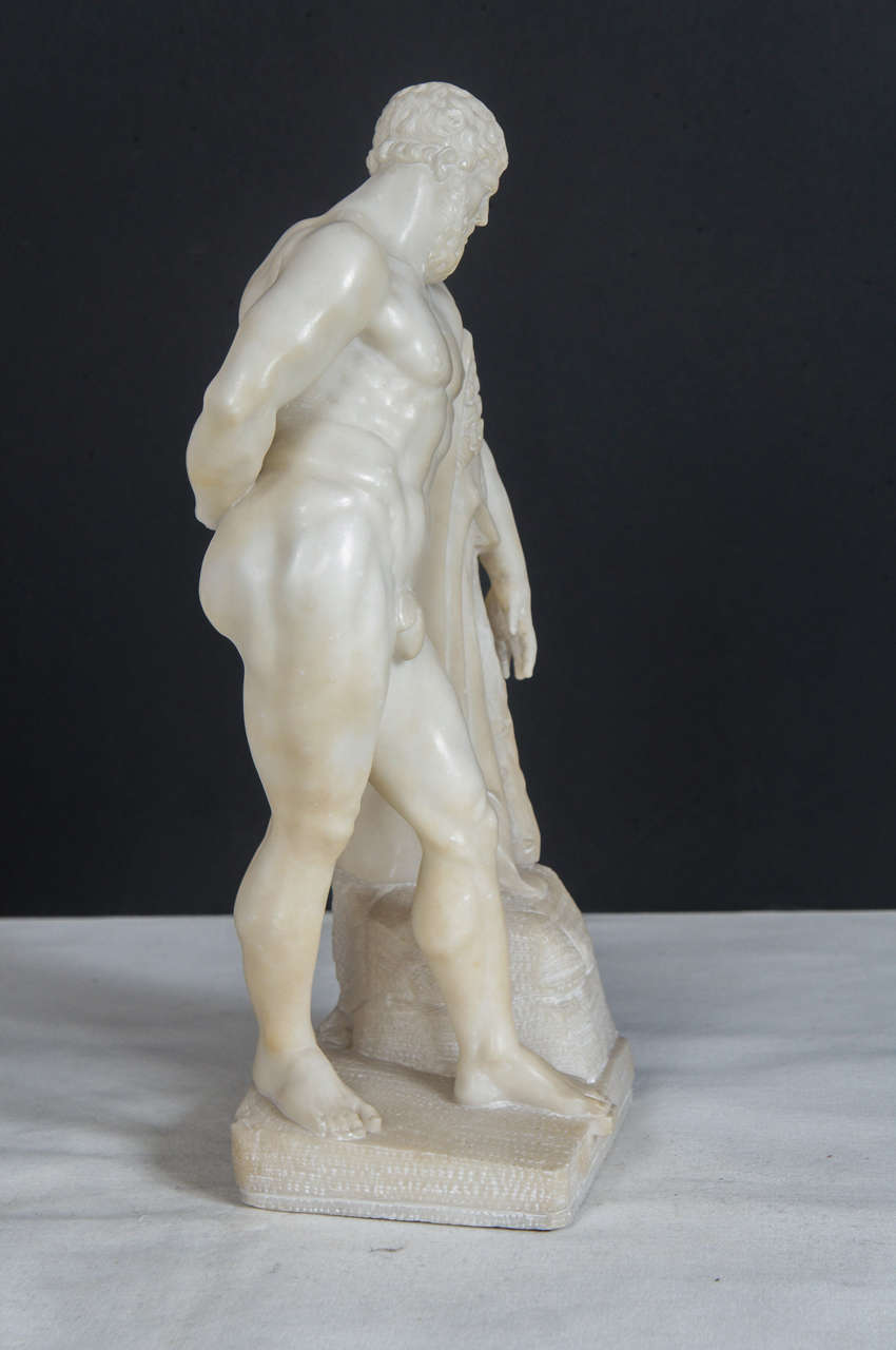 Two Carved Marble 19th Century Italian Classical Statues 3