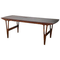 Rosewood Danish Mid-Century Modern Coffee Table